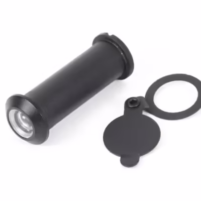 Black Door Viewer 180° (38-63mm Door)