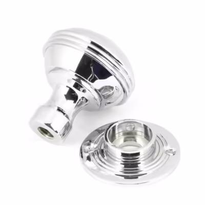 Polished Chrome 50mm Prestbury Mortice/Rim Knob Set - Image 3