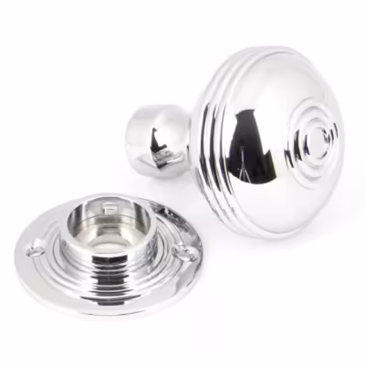 Polished Chrome 50mm Prestbury Mortice/Rim Knob Set - Image 4