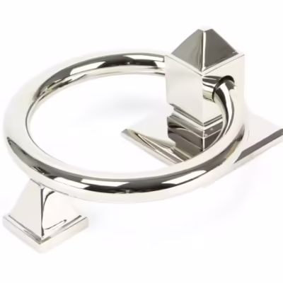Polished Nickel Ring Door Knocker