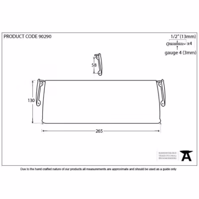 Polished Nickel Small Letter Plate Cover - Image 3