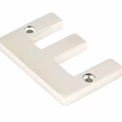 Polished Nickel Letter E