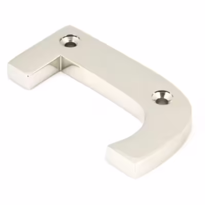 Polished Nickel Letter J