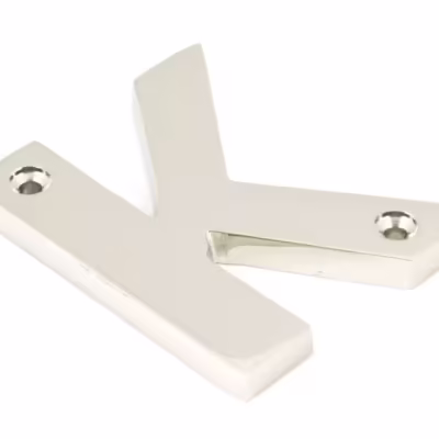 Polished Nickel Letter K
