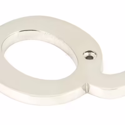 Polished Nickel Letter Q