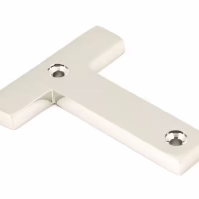 Polished Nickel Letter T