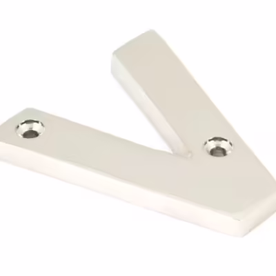 Polished Nickel Letter V