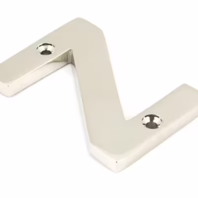 Polished Nickel Letter Z