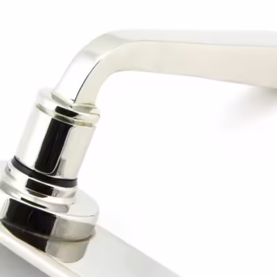 Polished Nickel Avon Lever Lock Set - Image 4