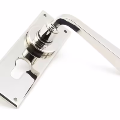 Polished Nickel Avon Lever Euro Lock Set - Image 3