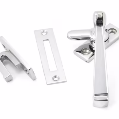 Polished Chrome Locking Avon Fastener