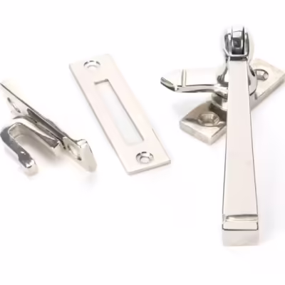 Polished Nickel Locking Avon Fastener