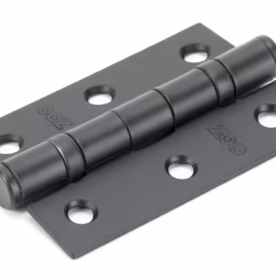 Black 3" Ball Bearing Butt Hinge (pair)