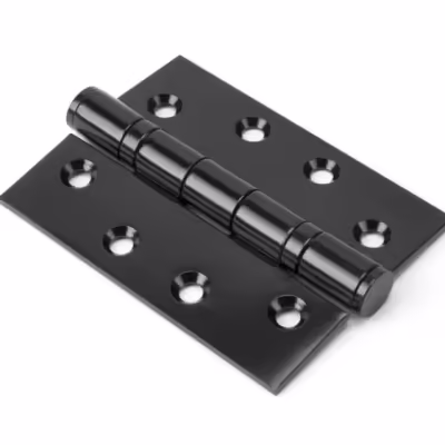 Black 4" Ball Bearing Butt Hinge (pair)