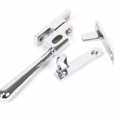 Polished Chrome Night-Vent Locking Newbury Fastener - Image 3