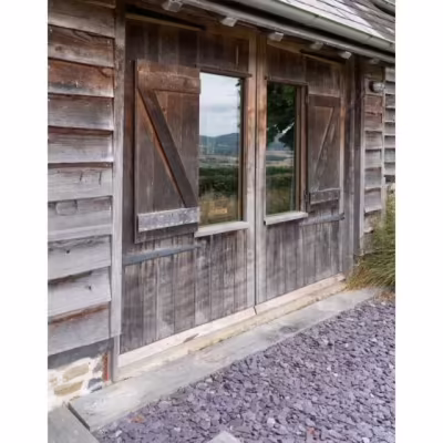 External Beeswax 24" Hook & Band Hinge - Cranked (pair) - Image 4