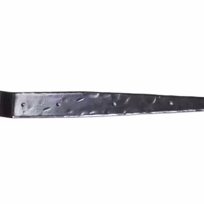 Black 24" Hook & Band Hinge - Cranked (pair)