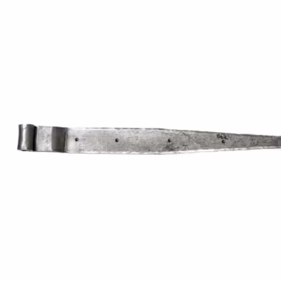 Pewter 24" Hook & Band Hinge - Cranked (pair)