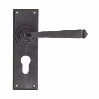 External Beeswax Avon Lever Euro Lock Set