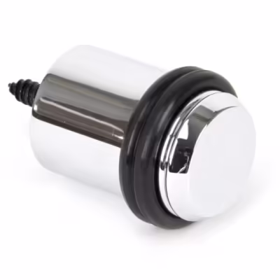 Polished Chrome Floor Mounted Door Stop