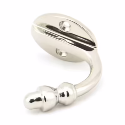 Polished Nickel Coat Hook - Image 2