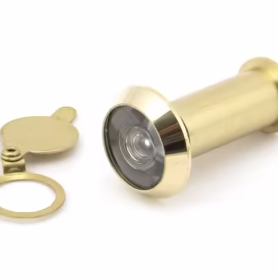 Lacquered Brass Door Viewer 180° (34-56mm Door)