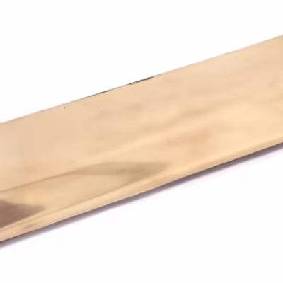 Polished Bronze Large Letter Plate Cover