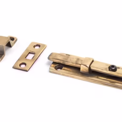 Polished Bronze 4" Universal Bolt