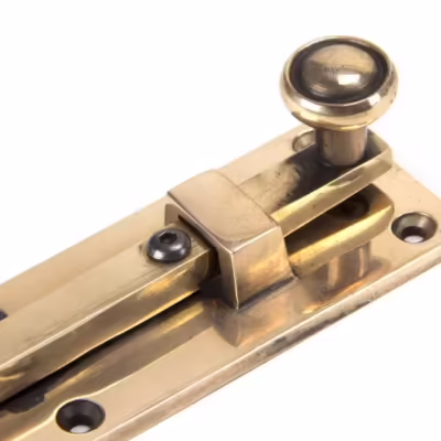 Polished Bronze 6" Universal Bolt - Image 2
