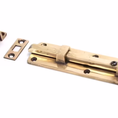 Polished Bronze 6" Universal Bolt - Image 1
