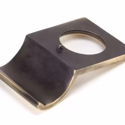 Polished Bronze Rim Cylinder Pull - Image 3