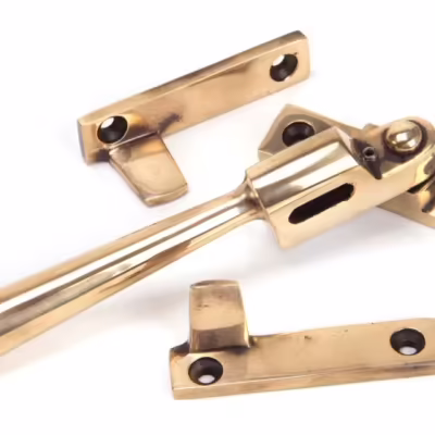 Polished Bronze Night-Vent Locking Newbury Fastener - Image 3