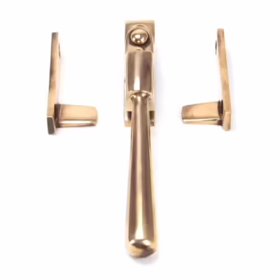 Polished Bronze Night-Vent Locking Newbury Fastener - Image 4