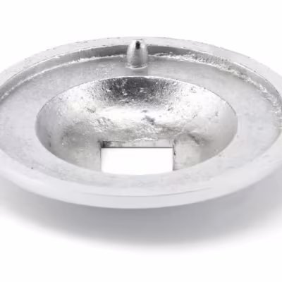 Polished Chrome Round Centre Door Knob - Image 4