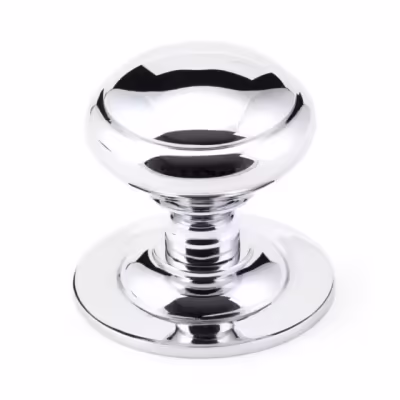 Polished Chrome Round Centre Door Knob