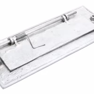 Satin Chrome Small Letter Plate - Image 2