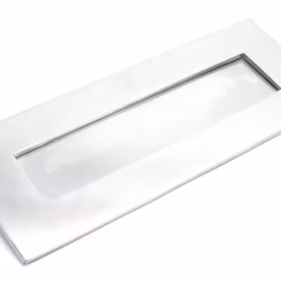 Satin Chrome Small Letter Plate - Image 1