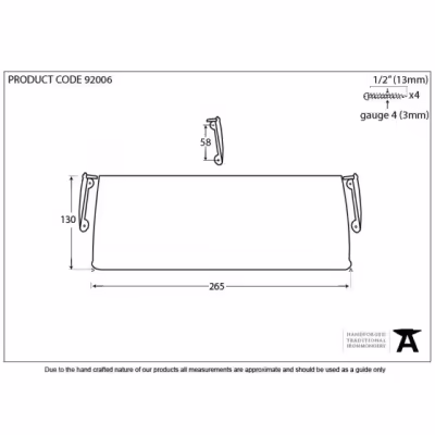 Satin Chrome Small Letter Plate Cover - Image 3