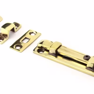 Aged Brass 4" Universal Bolt