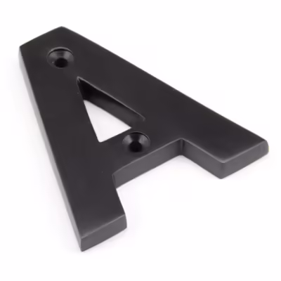 Aged Bronze Letter A