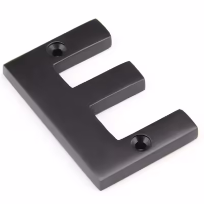 Aged Bronze Letter E