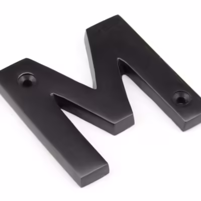 Aged Bronze Letter M