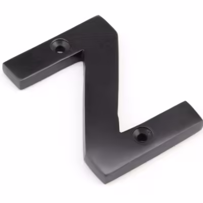 Aged Bronze Letter Z - Image 1
