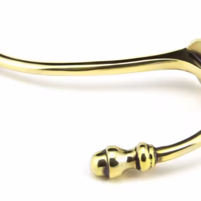 Aged Brass Hat & Coat Hook