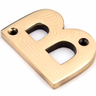 Polished Bronze Letter B