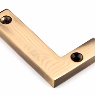 Polished Bronze Letter L