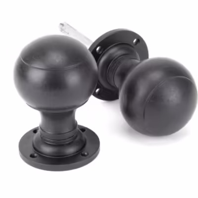 External Beeswax Regency Mortice/Rim Knob Set