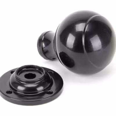 Black Regency Mortice/Rim Knob Set - Image 3