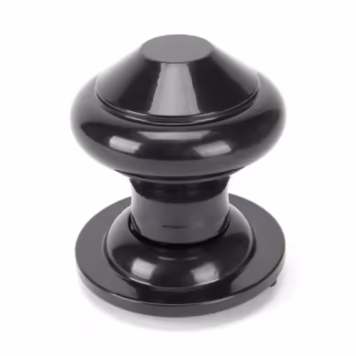 Black Regency Centre Door Knob