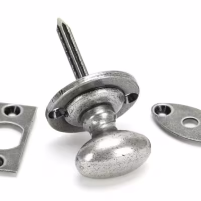 Pewter Oval Rack Bolt - Image 2
